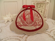 abat jour festonné en lin