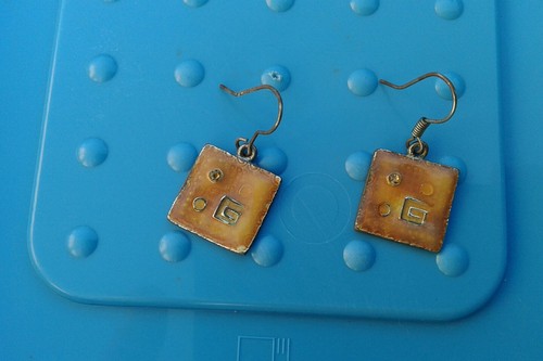 Boucle oreille pendante - d'oreille,