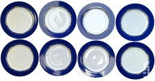 8 GRANDES ASSIETTES TUILERIES