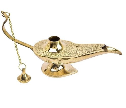 Lampe aladdin chirag laiton - lampe,