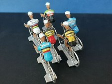 Lot de 6 cyclistes Wout Van Aert Belgique TDF - Echelle 1/32 - Cycling figure