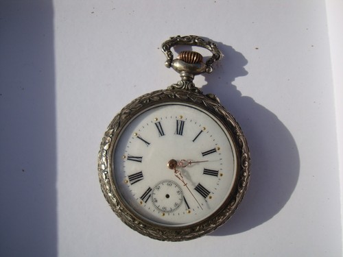 Montre gousset argent - en,
