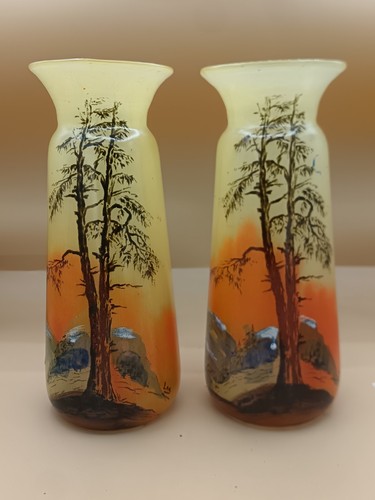Paire vases art nouveau - art,