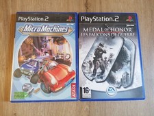 Lot Jeux vidéo playstation 2 micro Machines et medal of honor 
