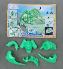 TT006 Dragon Vert + BPZ Kinder Surprise Italie 2007/2008 La Vallée Des Dragons