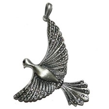 P2516 Antiqued Silver Bird
