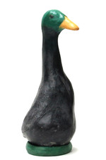 CANARD COUREUR INDIEN TERRE CUITE de SULLYVAN'S -OOAK DUCK RUNNER ENTE PATO アヒル