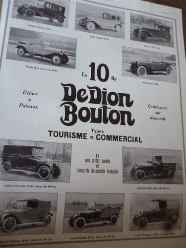 Dion bouton hp tourisme - bouton,