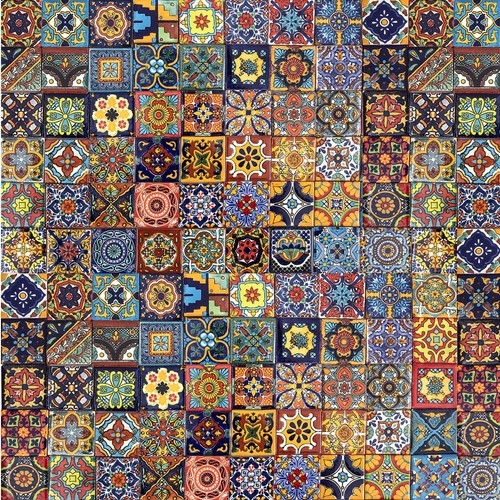 Patchwork carreaux mexicains - patchwork,