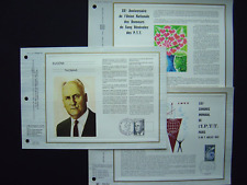 PTT  :  donneurs de sang , Internationale du personnel, Thomas   :   3 FDC - CEF