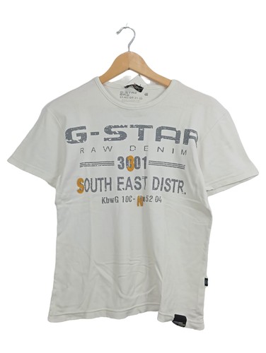 Star raw shirt homme blanc - g-star, t-shirt
