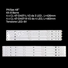 KIT 8 BARRES À LED BANDES
