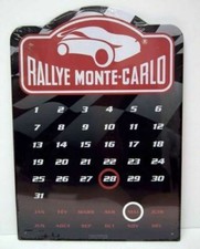 Calendrier aimanté Rallye de