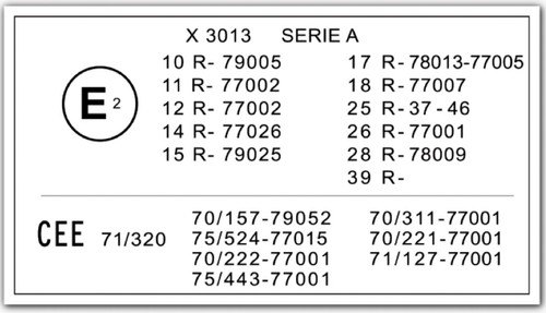 Autocollant compartiment - autocollant,
