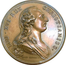 LOUIS XVI , Médaille