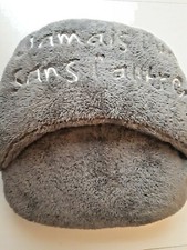 Gros chausson doux gris LA