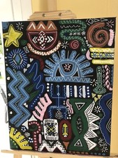 Art contemporain tableau peinture Acrylique sur toile oeuvre originale signée