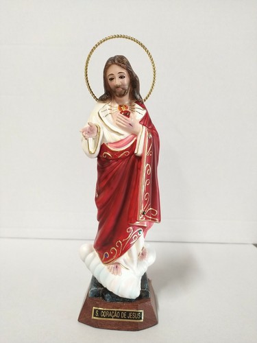 Statue jésus sacré coeur - jésus,