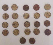 Lot of 22 Bridge Tokens Delaware River Joint Toll Bridge Commission