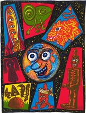 Hervé Di Rosa, Estampe, Autour du monde