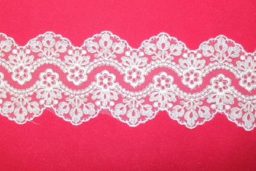 Dentelle tulle coton - tulle, de