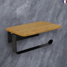 Porte Rouleau Papier Toilette Adhesif sans Percage Derouleur WC Murale avec