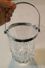 Seau à Glaçons en Cristal d'Arques / Vintage 