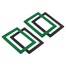 Magnétique Photo Cadre, 4pcs 5x7 Pouce Image avec Support PVC Vert