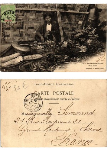 Cpa marchandes legumes - cpa,