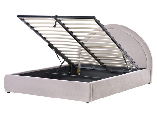 Lit avec rangement tissu - rangement,