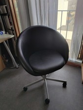 Chaise de bureau Ikea skruvsta pivotant Noir réglable en hauteur IKEA