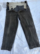 Ancien Pantalon Velours Côtelé À Côte Paysan Ouvrier Vêtement Travail Foire 1900