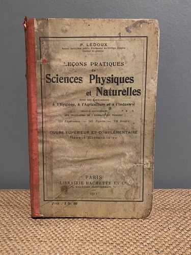 Ancien livre scolaire leçons - scolaire,