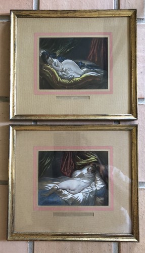 Paire gravures deveria - e.,