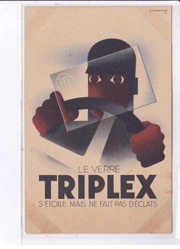 Publicite verre triplex - :, le