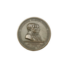 Médaille Bonaparte, pose de