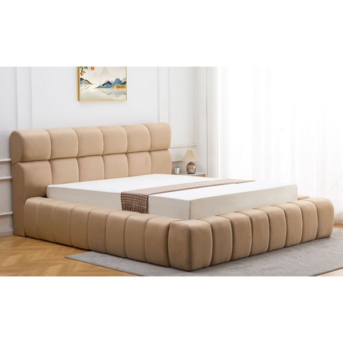 Lit coffre matelassé - lit, en