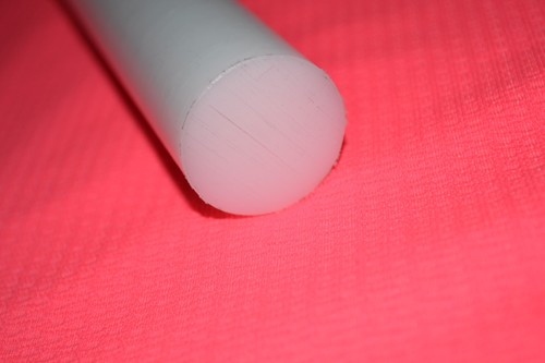 Barre ronde ptfe teflon - ptfe, blanc