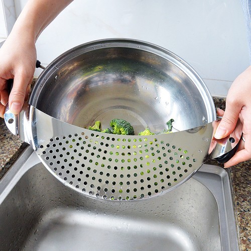 Pcs passoire casserole en - 2,