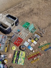 Matériel De Pêche Lot Divers Rapalas - Tresse Power Pro, Cuillères, Boîtes De...