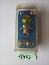 AMPOULES  12 volts. H4 . JAUNE . MAZDA (coffret 5 ampoules)