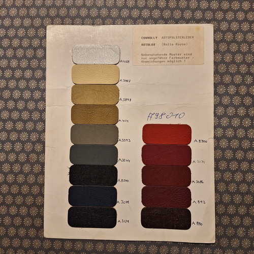 Nuancier cuir rolls - nuancier,