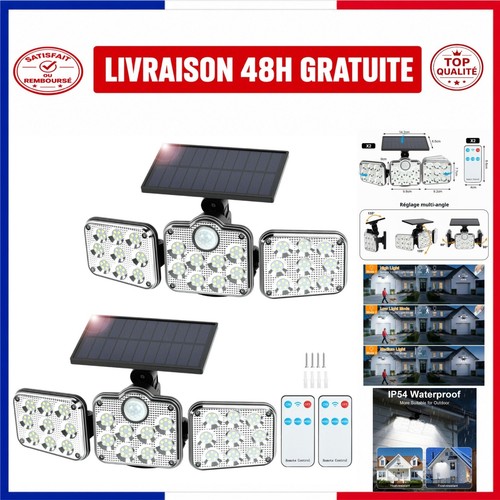 Projecteur solaire extérieur