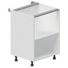 Caisson bas hauteur 770 mm profondeur 540 mm avec 1 tablette - blanc - L 600 mm