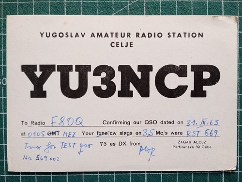 Br0873 carte radio - radio, amateur