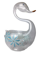 Cygne verre soufflé bouche