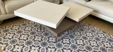 Table basse blanche contemporaine