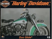 MOTOR CYCLES / UN SIECLE DE HARLEY DAVIDSON / ANNEE 2012 / N° 15 DUO GLIDE