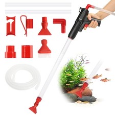 Aspirateur Aquarium 4 en 1 Nettoyeur Gravier Aquarium Aquarium Changer leau K...
