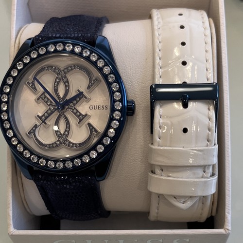 Guess blue logo - guess, w0541l1